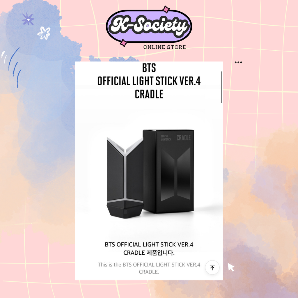 BTS Official Lightstick Ver. 4 and Accessories