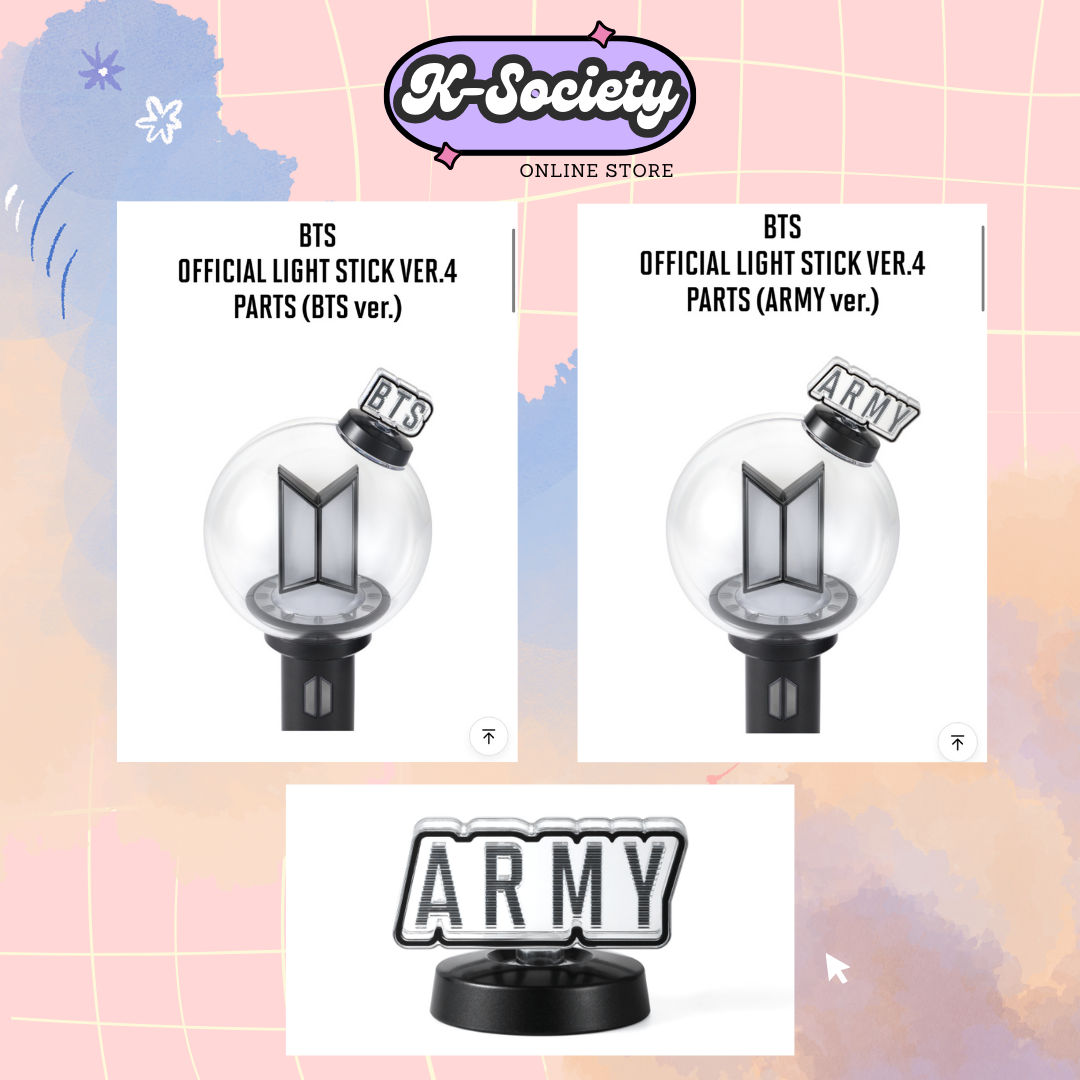 BTS Official Lightstick Ver. 4 and Accessories