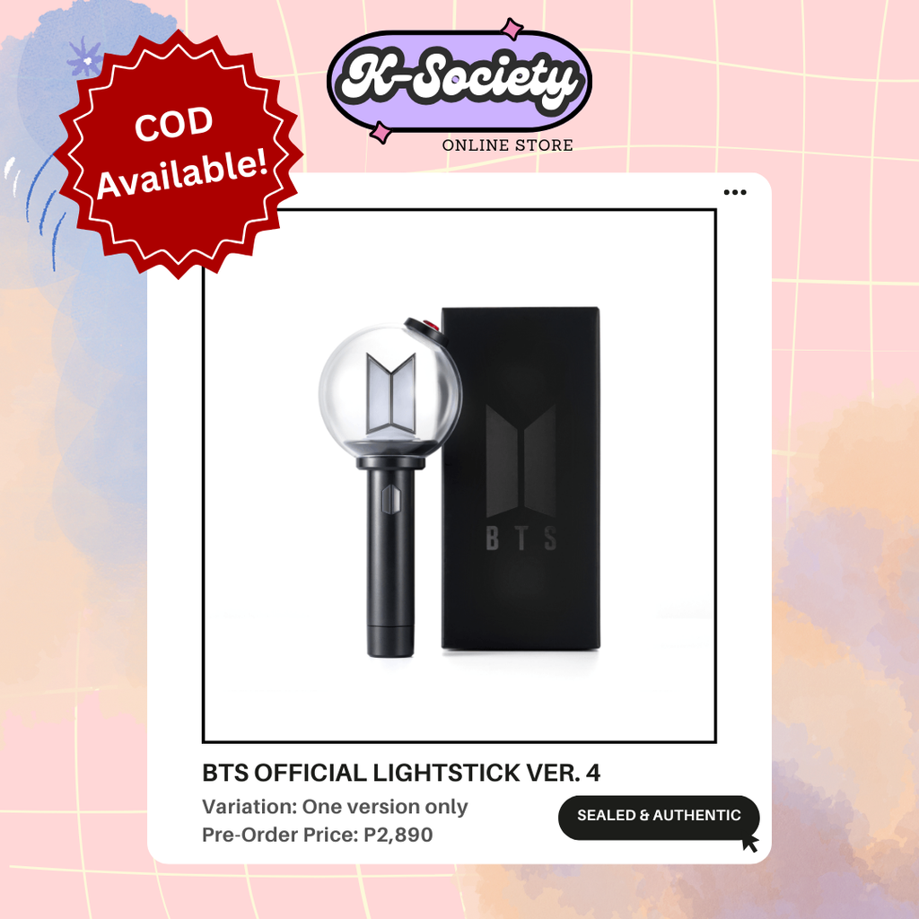 BTS Official Lightstick Ver. 4 and Accessories