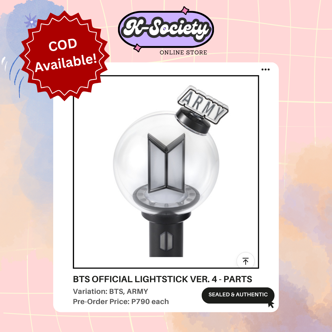 BTS Official Lightstick Ver. 4 and Accessories