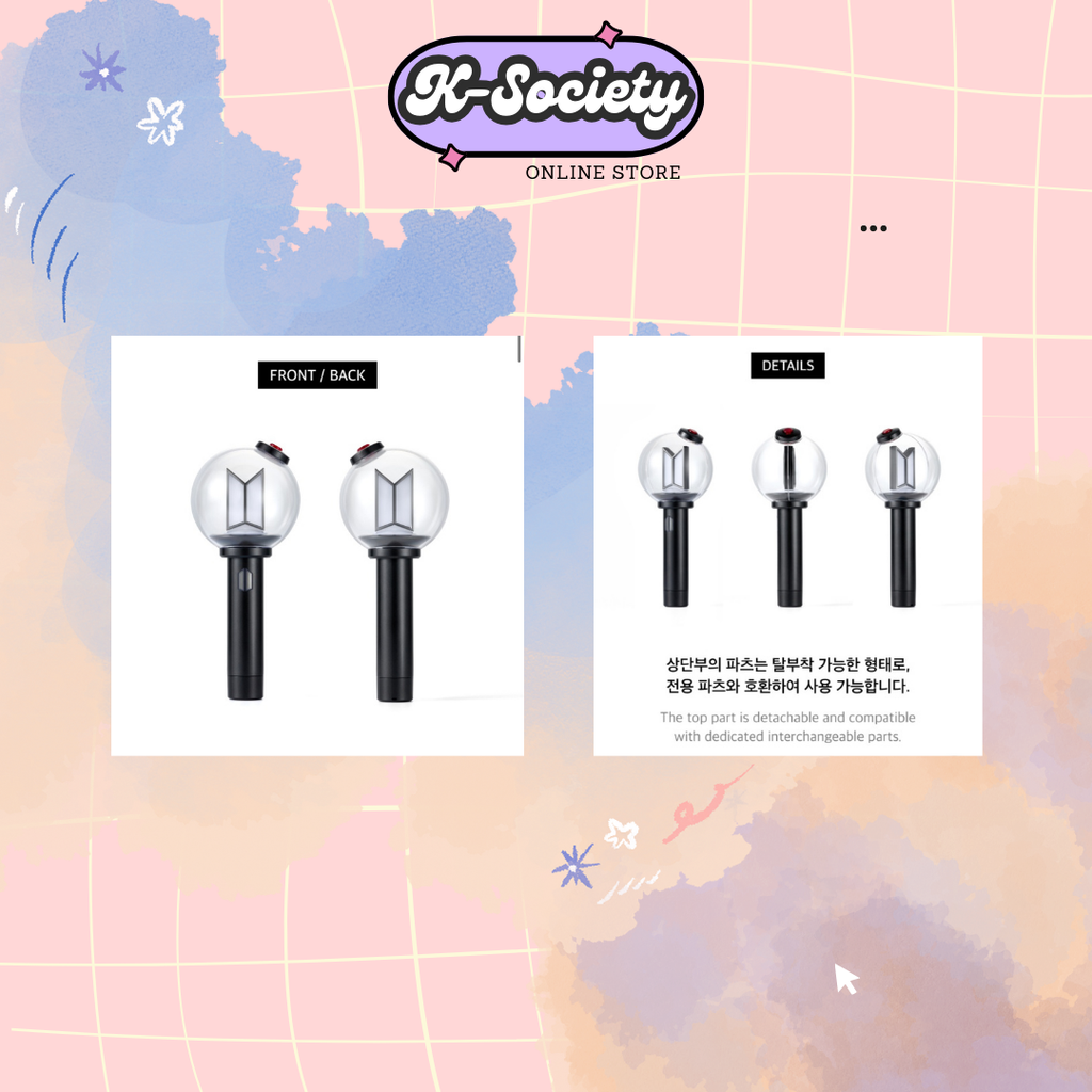 BTS Official Lightstick Ver. 4 and Accessories