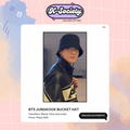 BTS Jungkook Stud Fit Drop Bucket Hat (On-Hand)